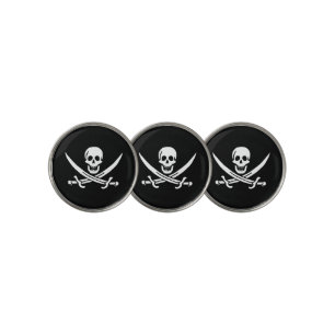 Pirate Flag Golf Ball Marker
