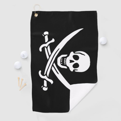Pirate Flag Golf Towel