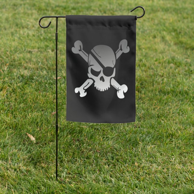 Pirate Flag Halloween Decoration (In SItu)