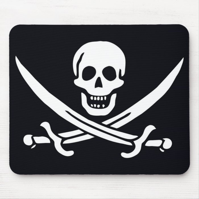 Pirate Flag Jack Rackham Mousepad