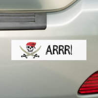 Jolly Roger Bumper Sticker