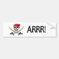 Jolly Roger Bumper Sticker