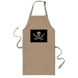 Pirate Flag Long Apron