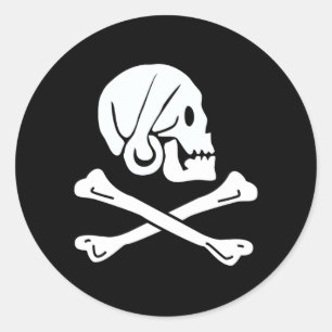 Pirate Flag of Henry Every Classic Round Sticker