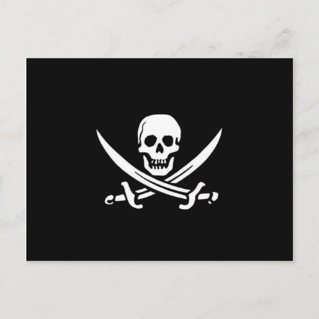Pirate Flag Postcard (Front)