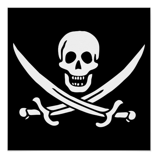 Pirate Flag Poster (Front)