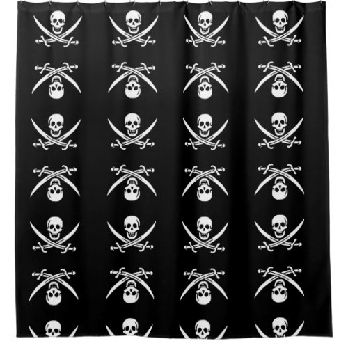 Pirate Flag Shower Curtain