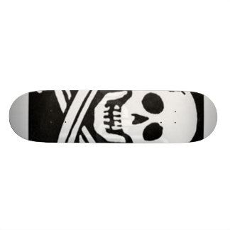 pirate-flag skateboard deck