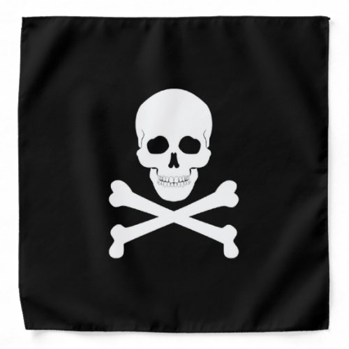 Pirate Flag Skull and Crossbones Jolly Roger Bandana