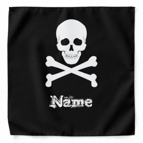 Pirate Flag Skull and Crossbones Jolly Roger Bandana