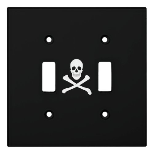 Pirate Flag Skull and Crossbones Jolly Roger  Light Switch Cover