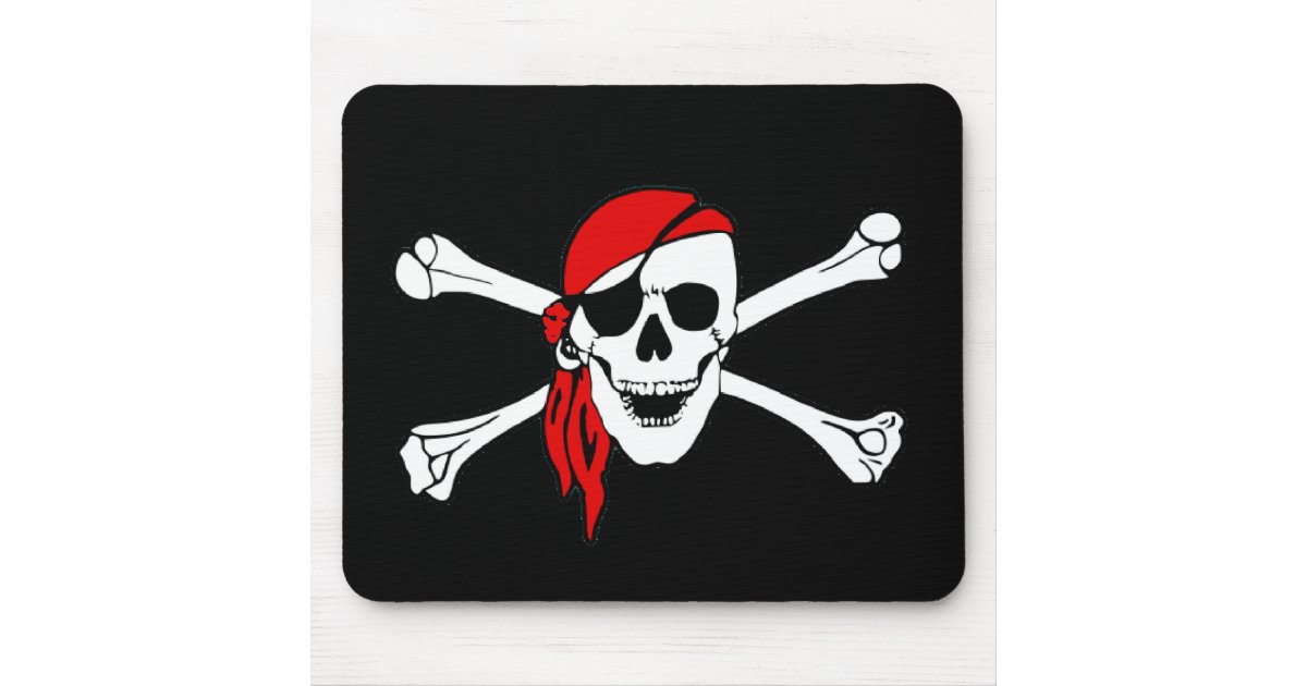 Piraten Flagge Jolly Roger' Mousepad