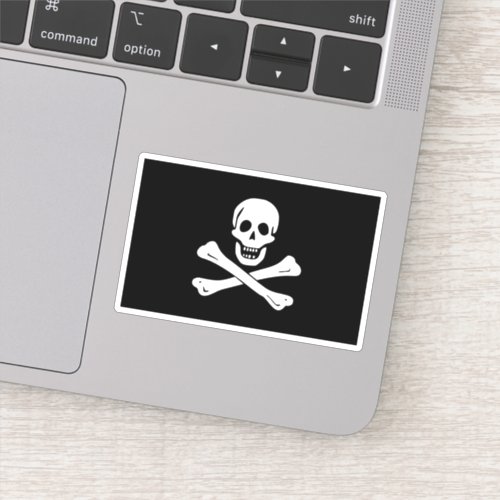 Pirate Flag Skull and Crossbones Jolly Roger Sticker