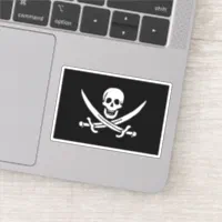 Jolly Roger Sticker Pirate, Pirate Flag, Pirate Skull, Pirates, Pirate  Symbol STICKER 3x3 