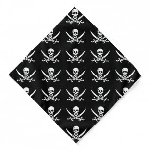 Pirate Flag Skull Crossed Swords Bandana
