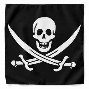 Pirate Flag Skull Crossed Swords Bandana