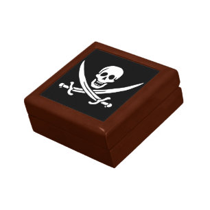 Pirate Flag Skull Crossed Swords Gift Box