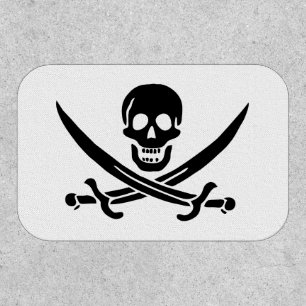 Pirate Flag Skull Crossed Swords Patch