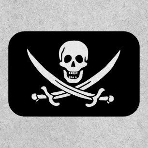 Pirate Flag Skull Crossed Swords Patch