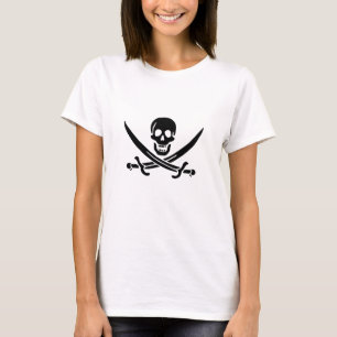 Pirate Flag Skull Crossed Swords T-Shirt