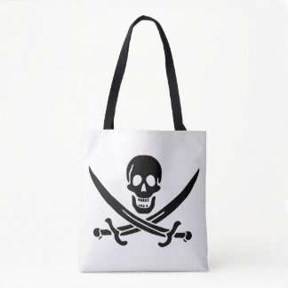 Pirate Flag Skull Crossed Swords Tote Bag