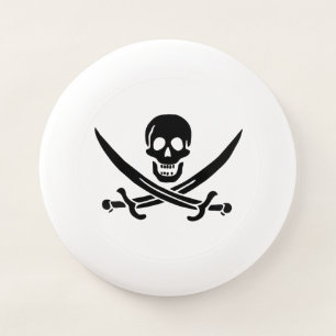 Pirate Flag Skull Crossed Swords Wham-O Frisbee