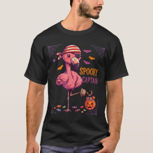 Pirate flamingo arrr halloween costume men women T-Shirt