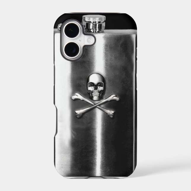 Pirate Flask iPhone case (Back)