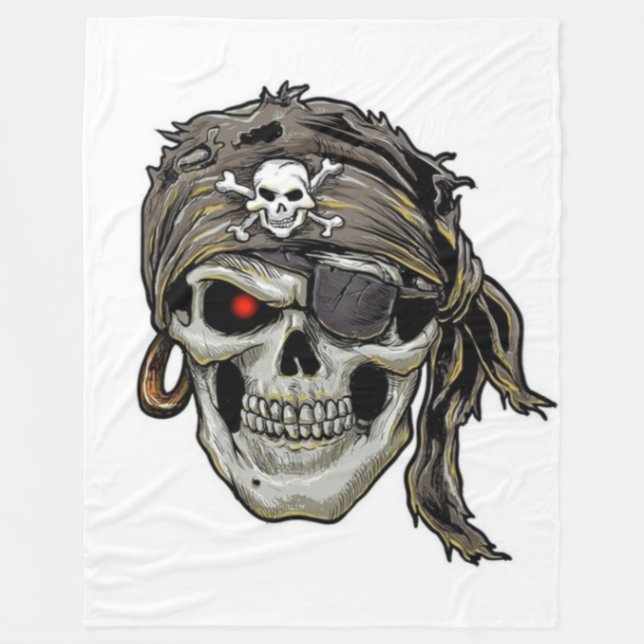 PIRATE FLEECE BLANKET (Front)