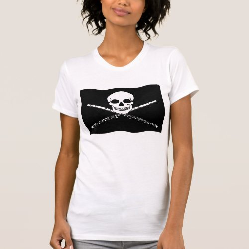 Pirate Flute Music T_shirt