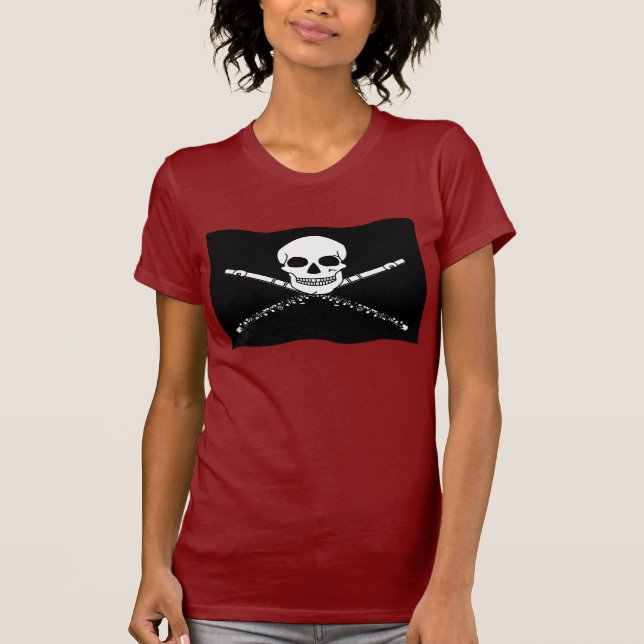 Pirate Flute Music Tee Shirt (Front)
