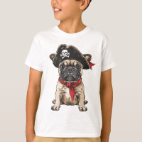 Pirate French Bulldog Skull Crossbones