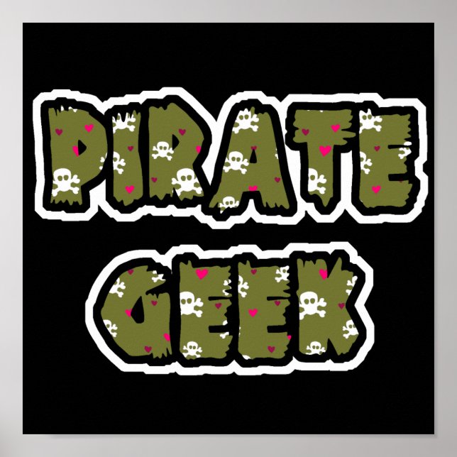 Pirate Geek Poster (Front)