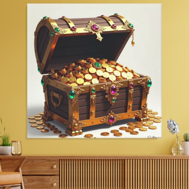 pirate ghost ship canvas print (Insitu(LivingRoom))