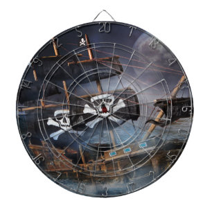PIRATE GHOST SHIP DART BOARD