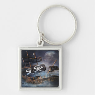 PIRATE GHOST SHIP KEYCHAIN