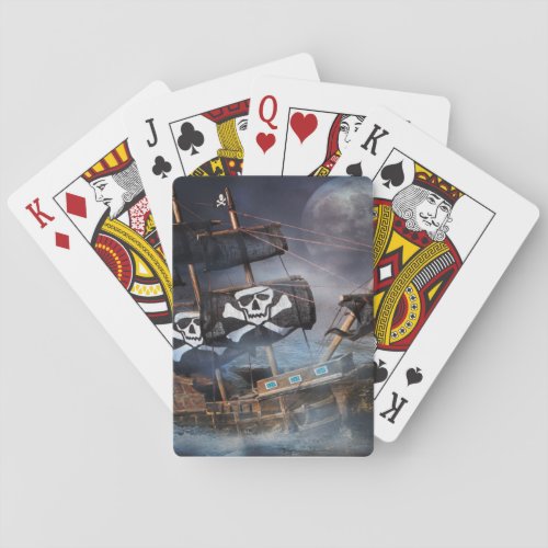 PIRATE GHOST SHIP POKER CARDS