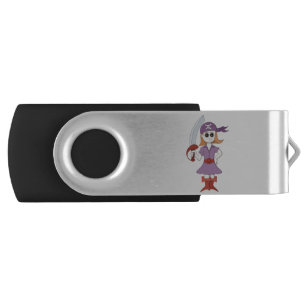Pirate Girl Flash Drive