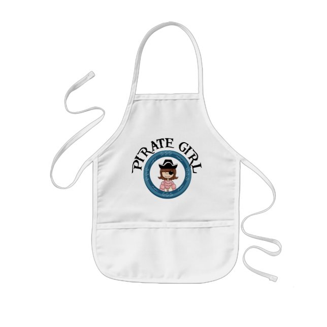 Pirate Girl Kids' Apron (Front)