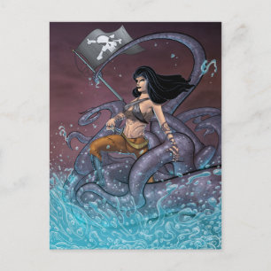 Pirate Girl Postcard