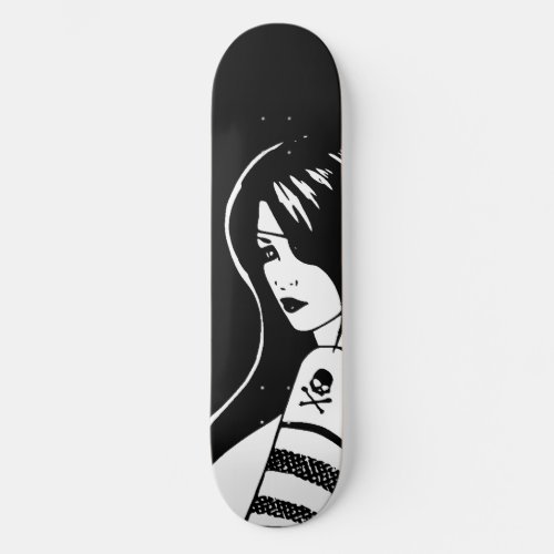 Pirate Girl Skateboard Deck
