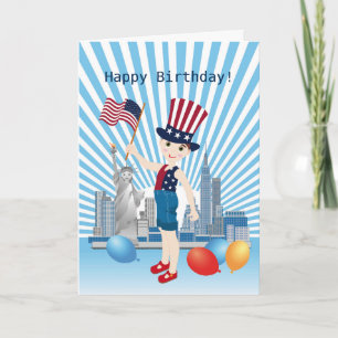 Pirate Girl Treasure Map Fun Birthday Party Card