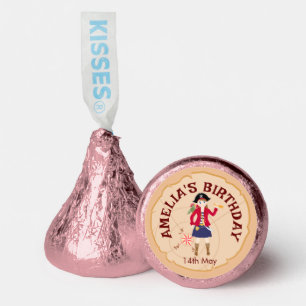 Pirate Girl Treasure Map Fun Birthday Party Hershey®'s Kisses®