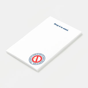 Pirate Girl Treasure Map Fun Birthday Party Post-it Notes