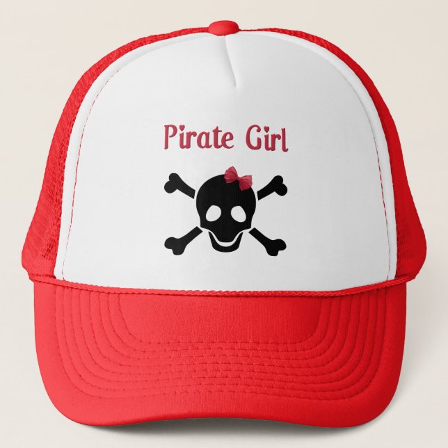 Pirate Girl Trucker Hat