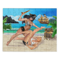 PIRATE GIRLS CATFIGHTING