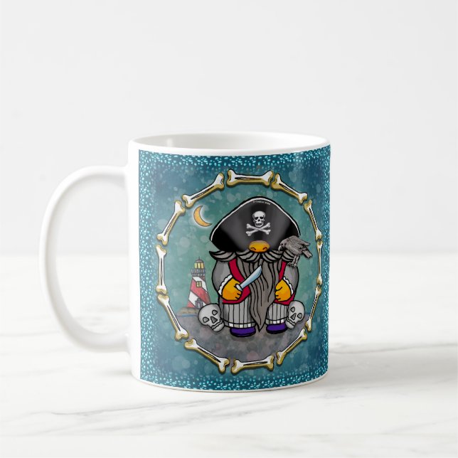 Pirate gnome  coffee mug (Left)