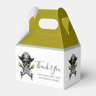 Pirate Gold Treasure Favor Boxes