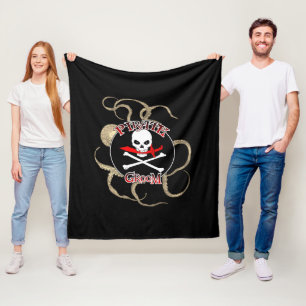 Pirate Groom Fleece Blanket