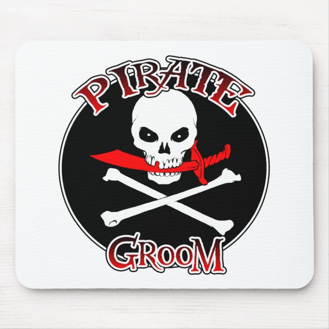Pirate Groom Mouse Pad (Front)